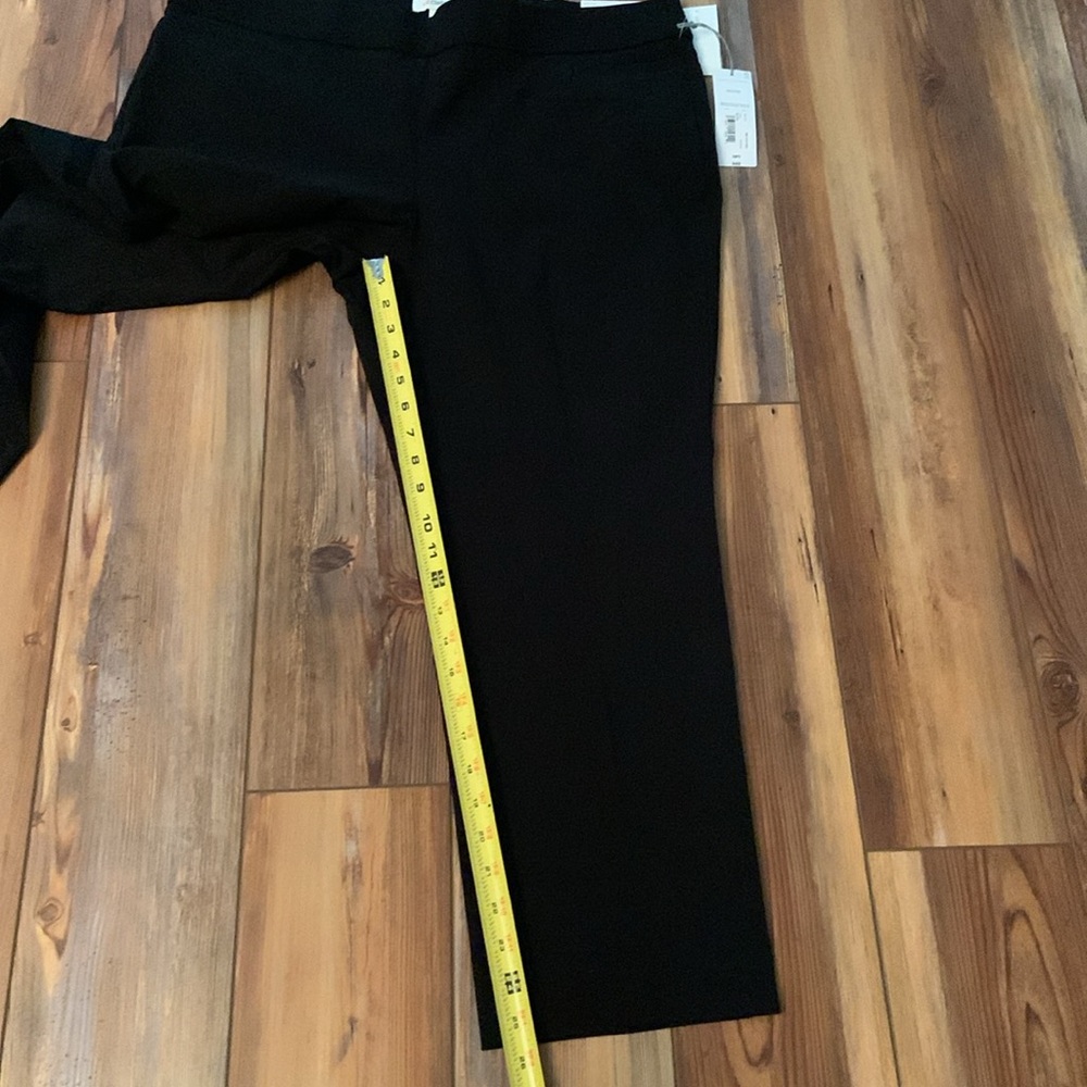 NWT Liz Claiborne Lisa Straight Leg Mid-Rise Pull-On Pants Size 18P Short - Picture 10 of 11